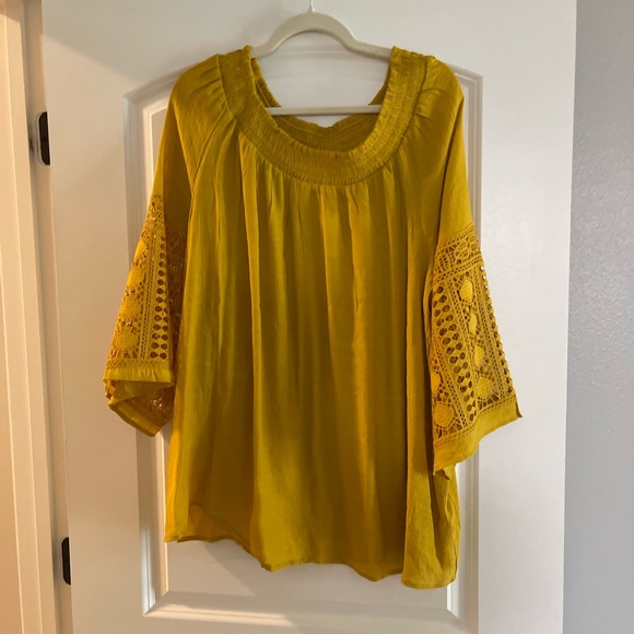 Cato Tops - Gold dressy top